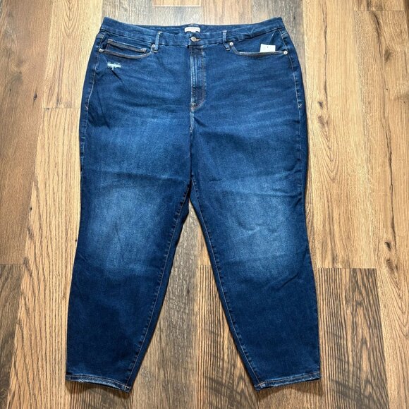 Good American Good Leg Crop Jeans Size 28-32 Plus NWT - Picture 1 of 7